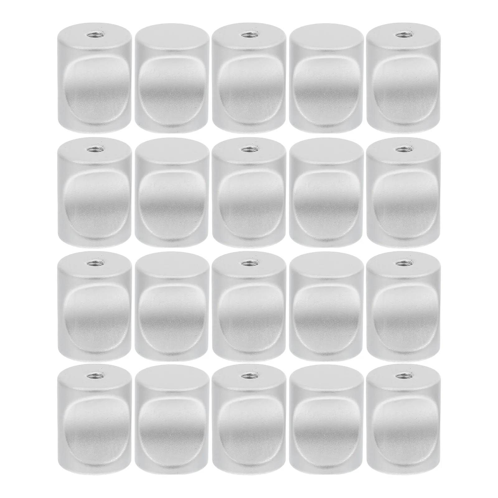 

20pcs Aluminum Alloy Cabinet Handle Pull Modern Round Drawer Knob For Kitchen Wardrobe Cupboard Furniture Single Hole Mount
