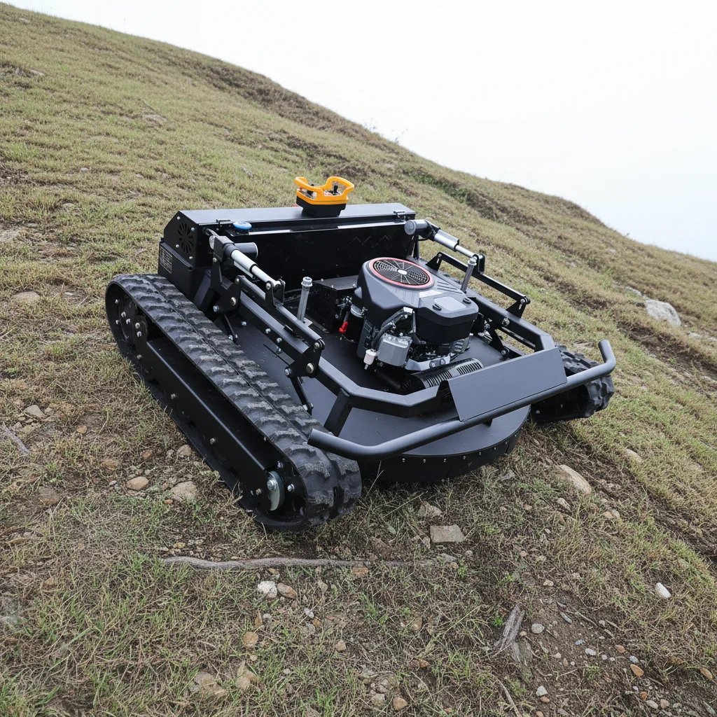 

Настраиваемая на радиоуправлении садовая газонокосилка с широким спектром применения для парков и садов