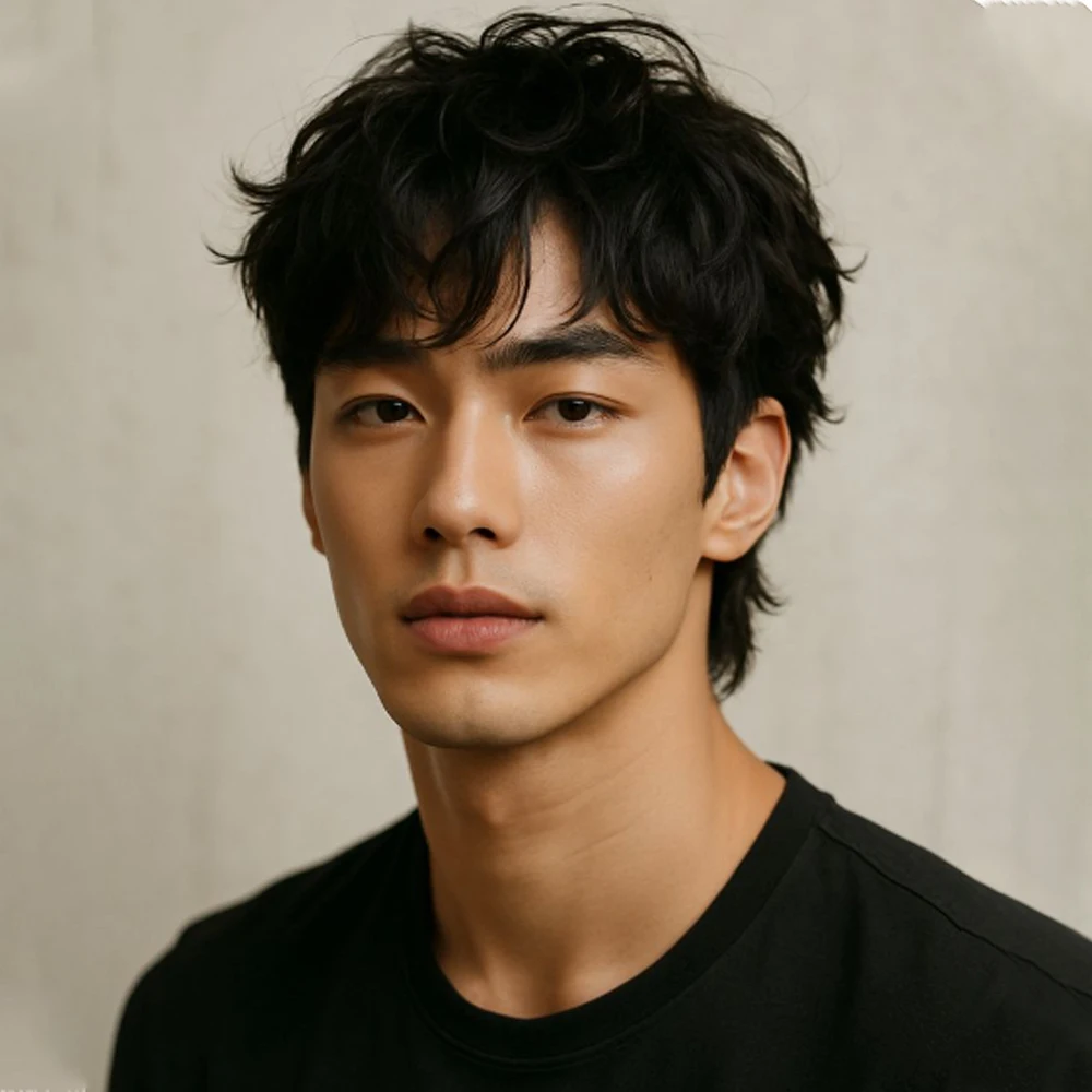 

Унисекс-парик из перуанских человеческих волос, подходит для мужчин и женщин — короткий черный парик прямой стрижки пикси с челкой, машинного производства.