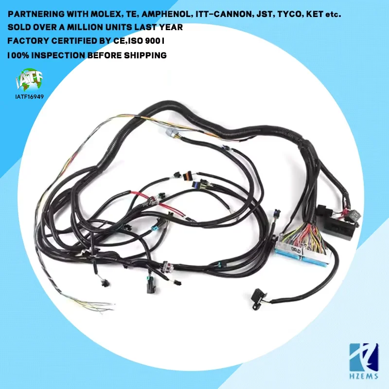 4L60E Independent Wiring Harness for 2003 2004 2005 2006 2007 Vortec Engine LS 4.8 5.3 6.0 W/4L60E Transmission 3