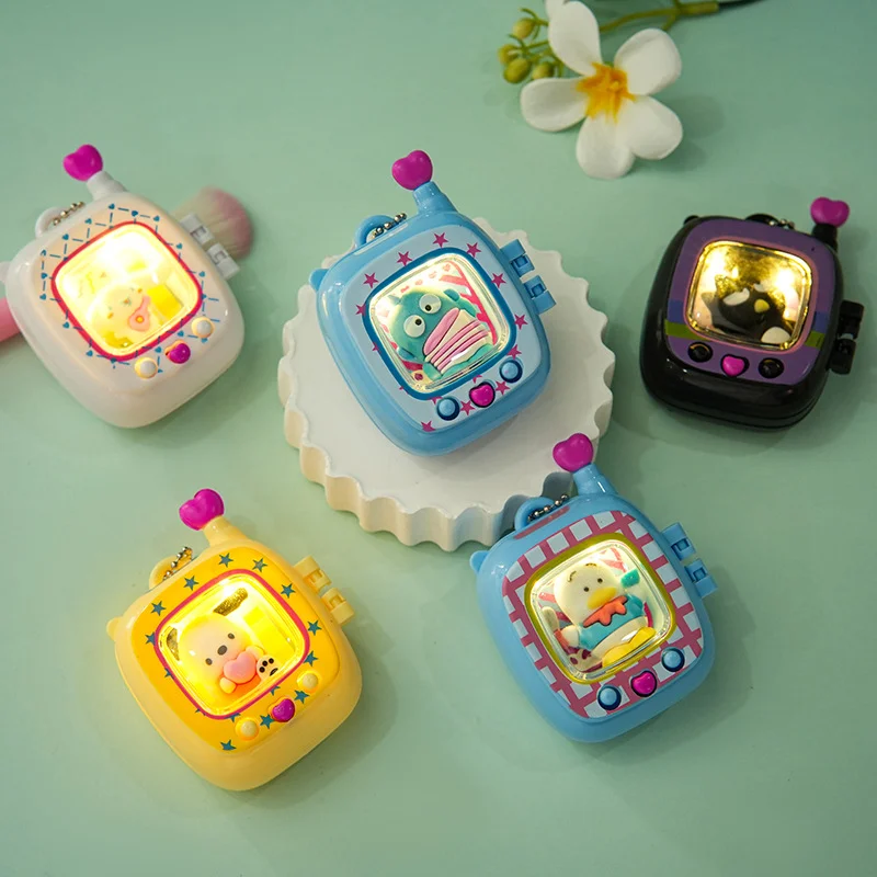 Neue Sanrio Pocket Elf Serie Blind Box Kleines Telefon Leuchtender Anhänger Geschenk Spielzeug Niedlicher Anhänger Mädchen Geschenk Ornament