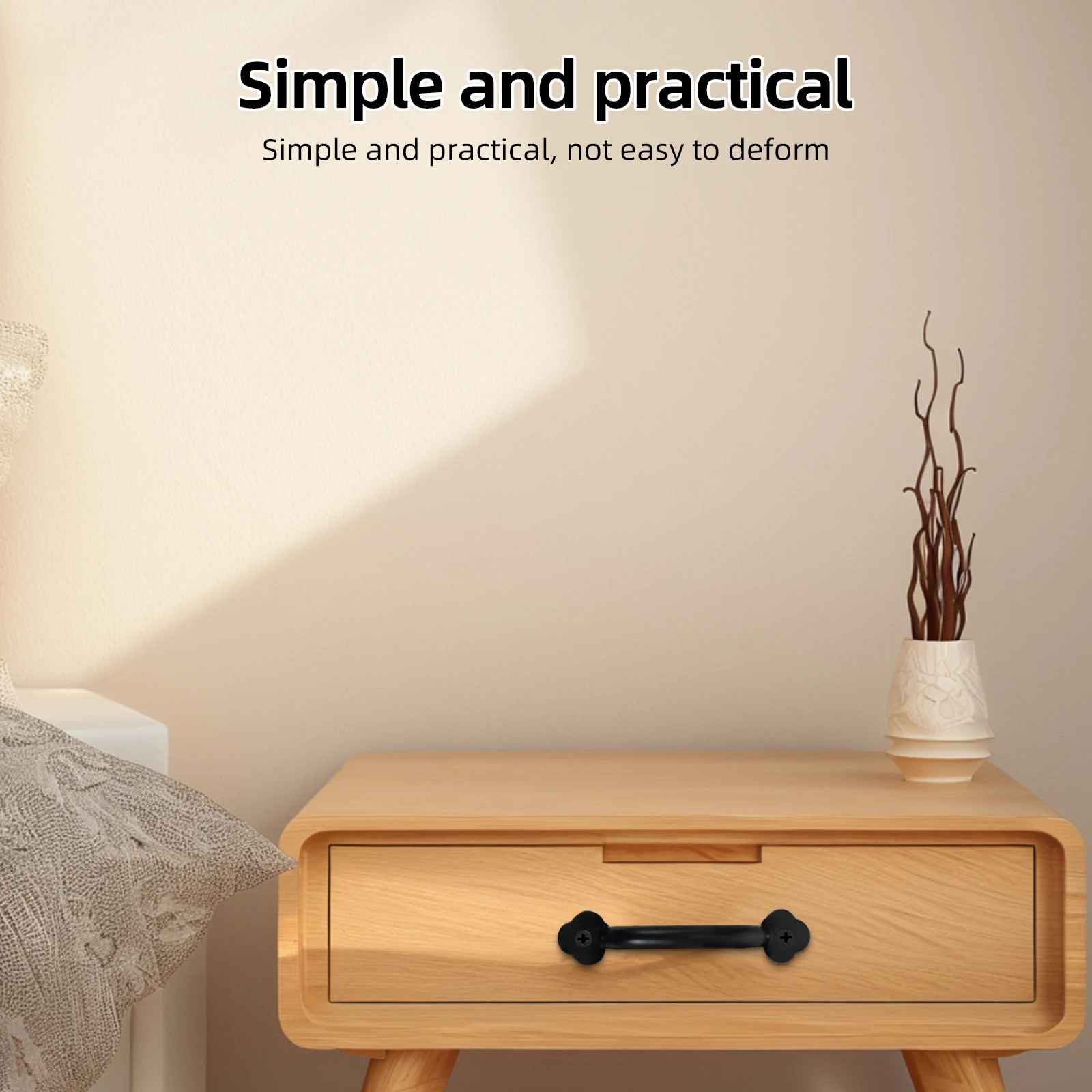 

3pcs Vintage Cabinet Handles Zinc Alloy Drawer Pulls For Kitchen Wardrobe Jewelry Rustic Metal Pull Farmhouse