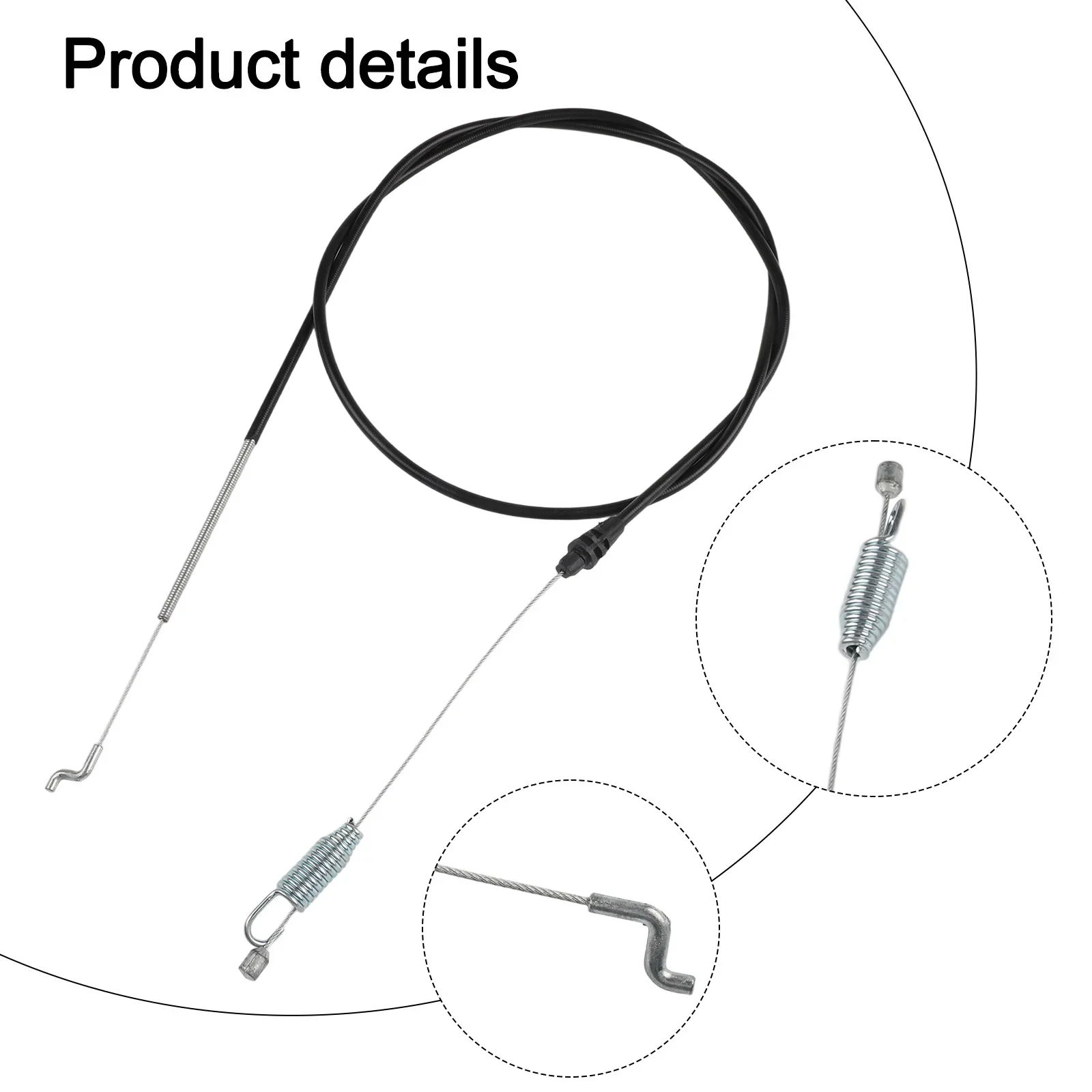 Traction Replacement Cable for 22 Recycler Drive Front Self Propelled Part Mower 1051845 Featuring Z Bend and Ends Spring