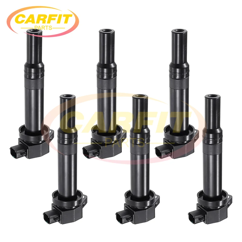 

6Pcs 27301-3E400 273013E400 UF558 27301-3E410 UF-558 Ignition Coil For Hyundai Santa Fe Kia Magentis Optima Rondo V6 2.7L 07-10