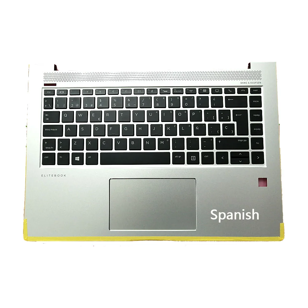 New For HP Elitebook 1040 G4 Palmrest SP Spanish keyboard upper cover FP hole Touchpad 3CY0GKA0190