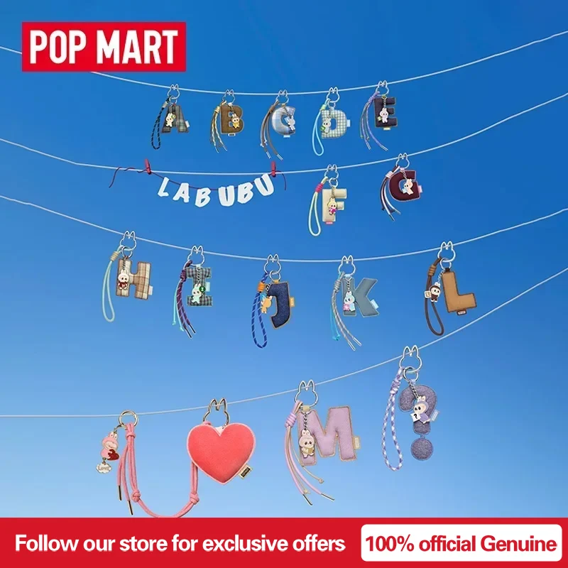 

POP MART THE MONSTERS PIN FOR LOVE Series Letter Pendant Blind Box Mystery Box Guess Bag Toys Doll Action Figure Surprise Gift