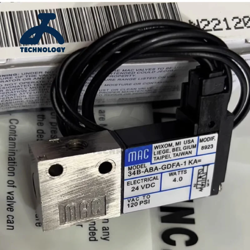 New MAC 34B solenoid valve 34B-ABA-GDFA-1KT 34B-L00-GDFA-1PA 34B-L00-GDFA-1KT 34B-ABA-GDCA-1KV 34B-AAA-GDFE-1KA 34B-L00-GDF0-1DV