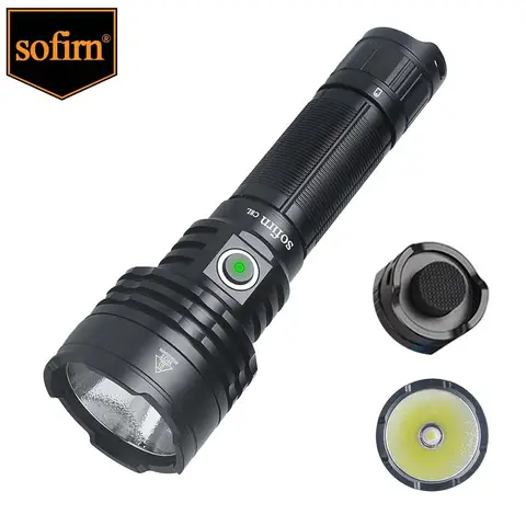 Sofirn C8L 3100lm Torcia Potente tattica USB-C ricaricabile XHP50D HI LED 21700 Torcia EDC Lanterna da caccia esterna