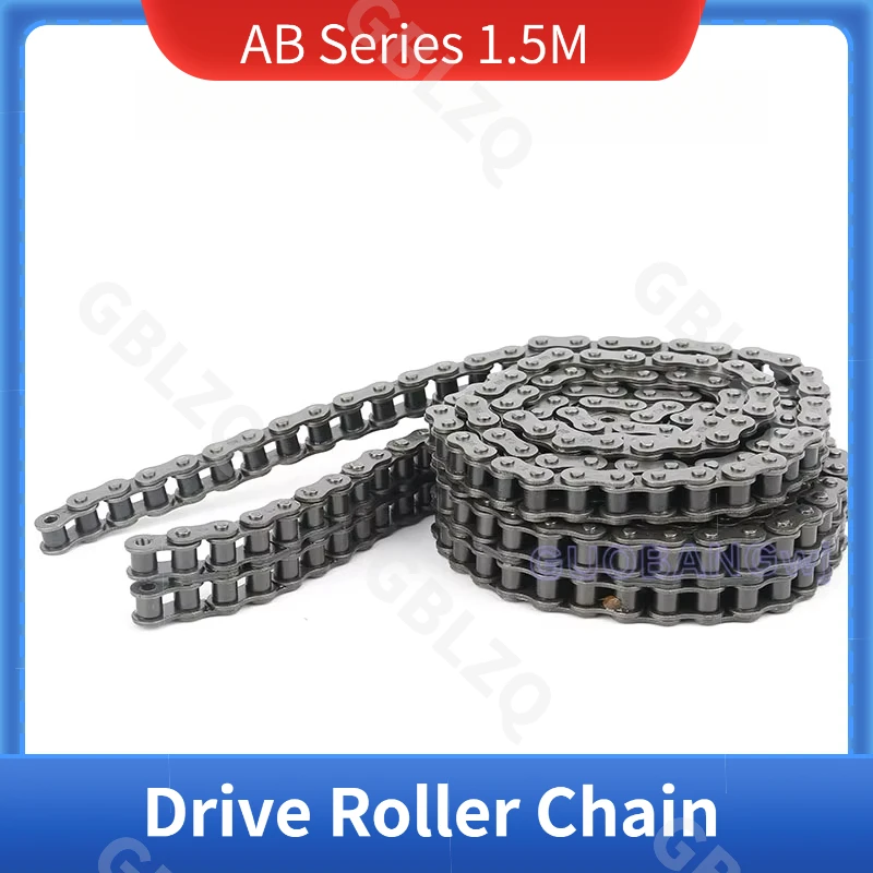 Industrial Drive Roller Chain 06B-1 08B-1 08BH-1 08A-1 10A-1 12A-1 16A-1 20A-1 24A-1 10B-1 12B-1 1.5M/Length for CNC Conveyor