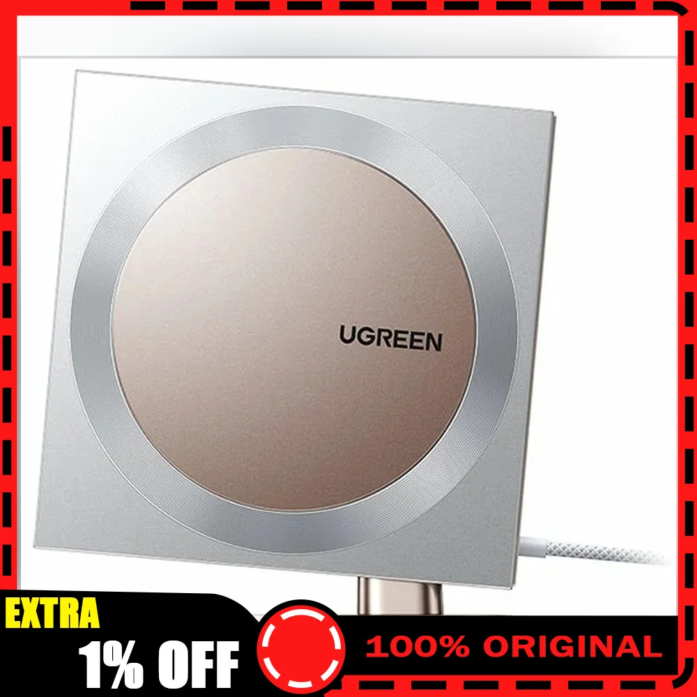 UGREEN CM869 75507 External USB Type-C CD DVD Drive Slot-Loading Reader Writer for Laptop Desktop