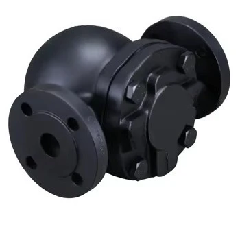 High-Temperature Free Floating Steam Trap With Manual And Pneumatic Control Ball Valves And Flush Valves For Water Oil And Gas