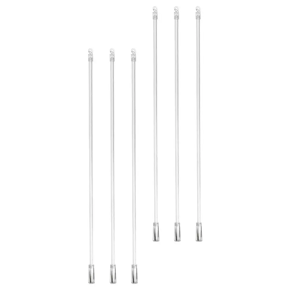 6Pcs Clear Tilt Wand Replacement For Home Window Blind People Strong Hook Support Vertical Blinds Curtain Adjusting