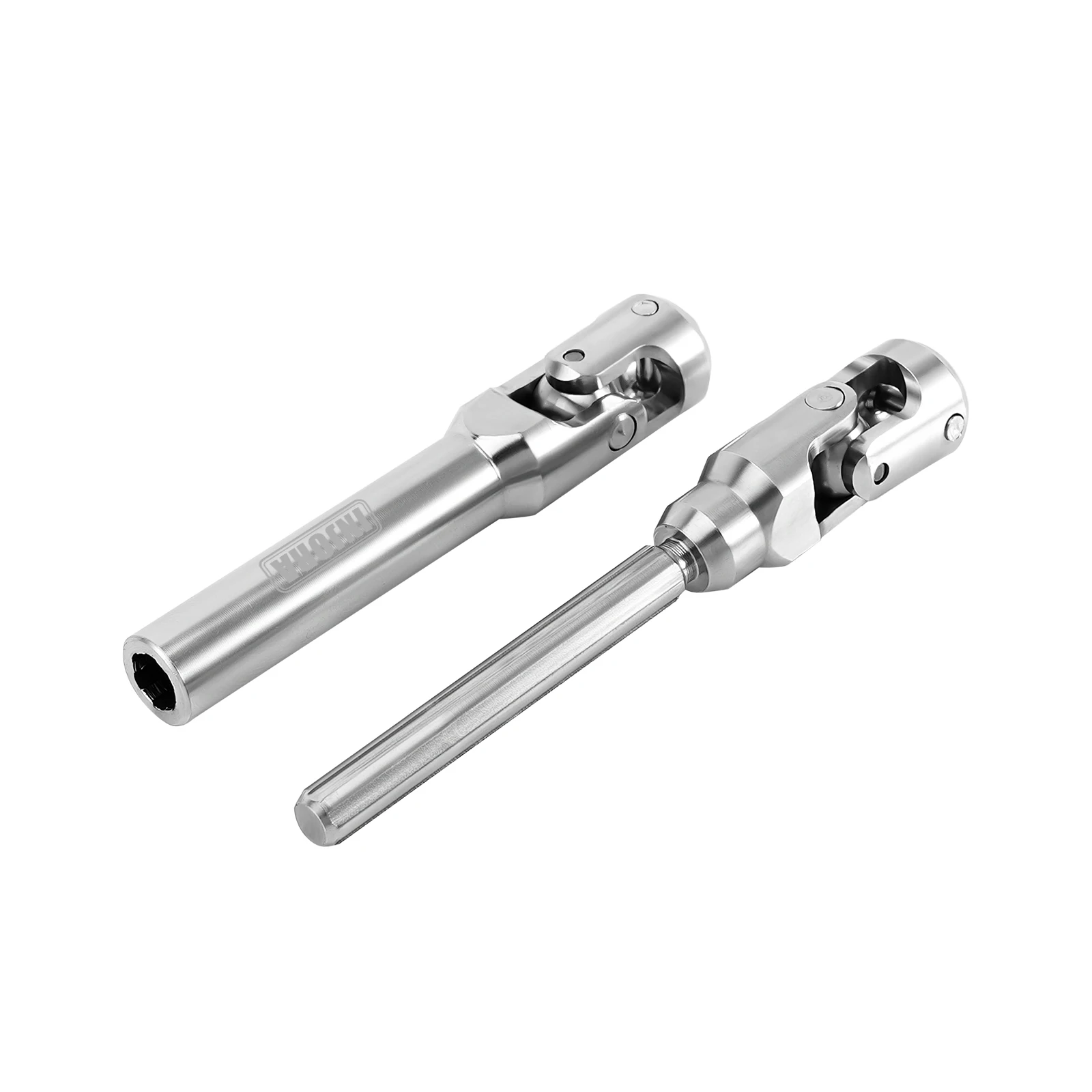 INJORA Stainless Steel Drive Shafts for Axial 1/8 AXP8 Gilamon 2.2