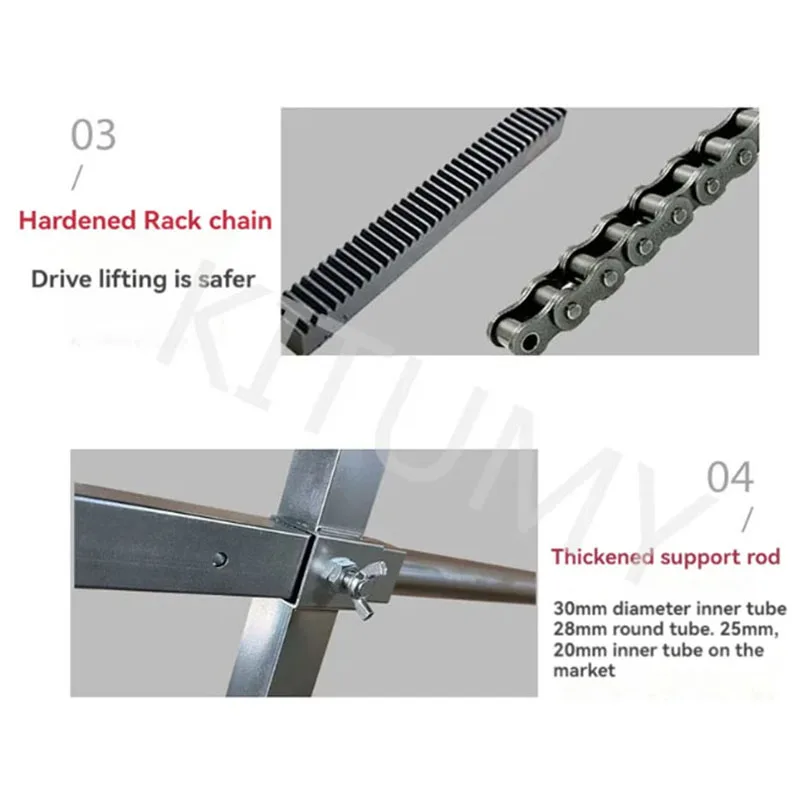 دليل كهربائي 3 في 1 3.8 متر متعدد الوظائف لوح الجبس رفع السقف قطعة أثرية النجارة الديكور أداة الفولاذ المقاوم للصدأ