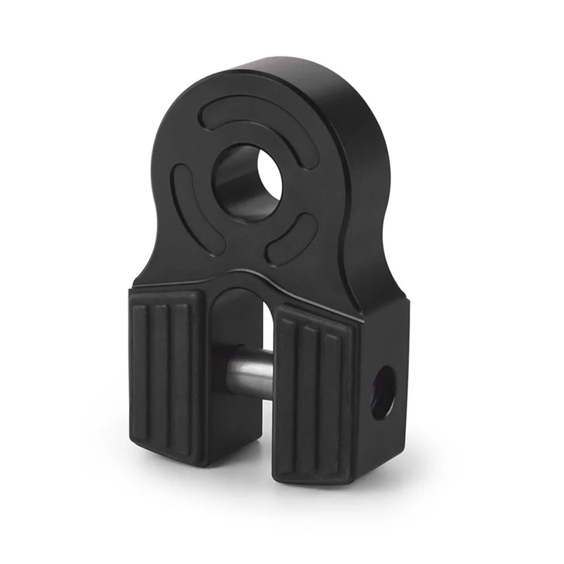 

Black Aluminum Mount Flat Connector 3/4 Inch Shackle Compatible with 3/8 Inch Diameter Steel and Synthetic Rope for Cars