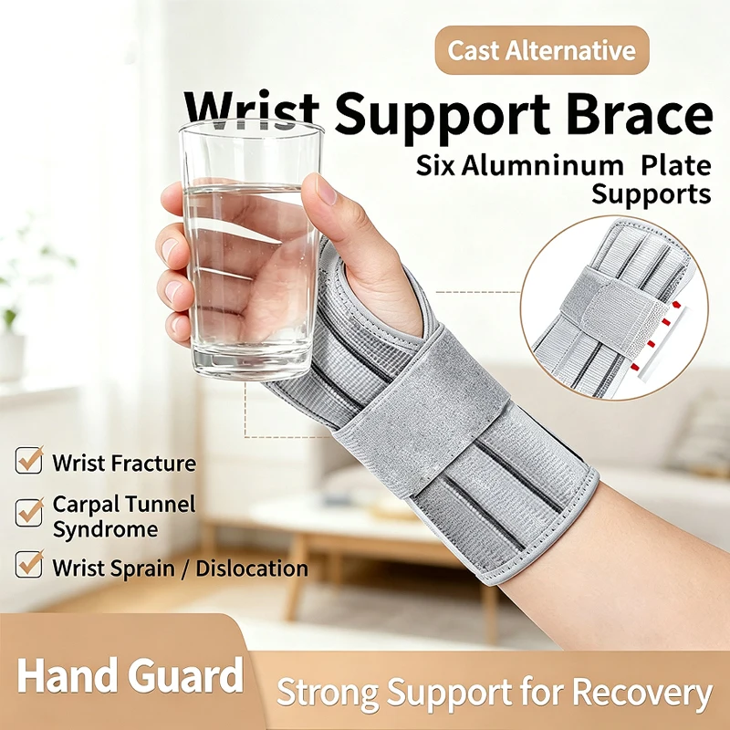 1PC Wrist Strap Adjustable Wrist Brace for Carpal Tunnel Support Brace with Splints for Arthritis Tendonitis Sprain Wrist Pain