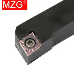MZG-Herramienta de perforación externa, 8x8, 10x10, SCLCR 12, 16, 20 CNC, torno de eje de torneado, cortador, barra de procesamiento de agujeros, portaherramientas de acero con abrazadera