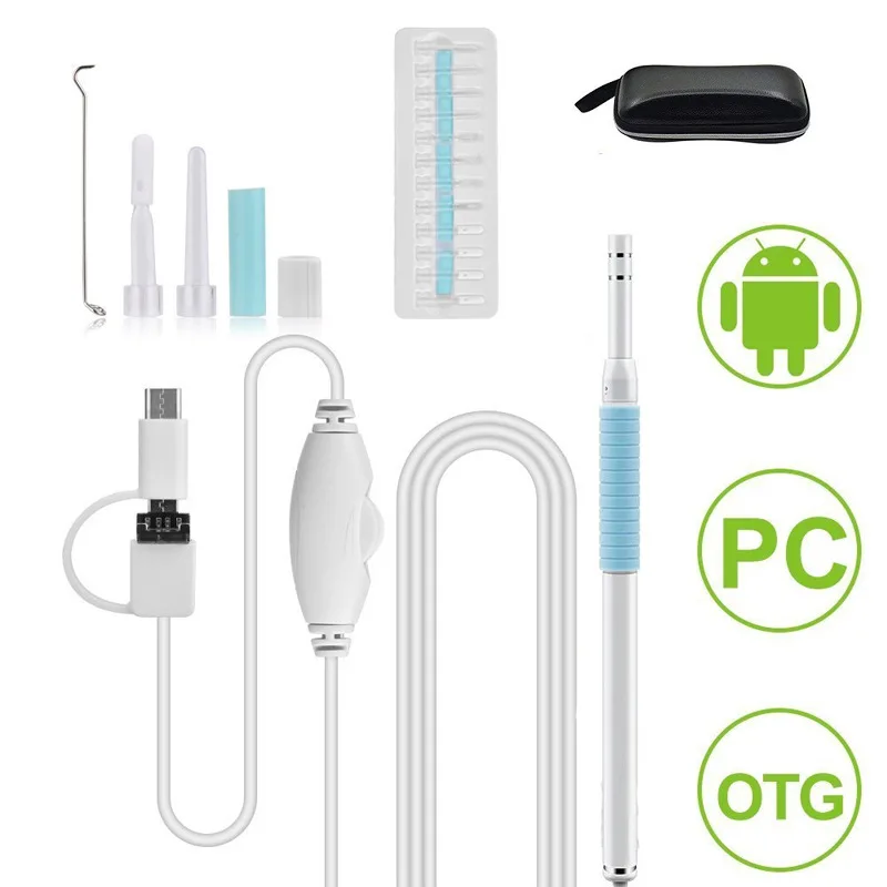 2 Million Three-in-one Visual Ear Spoon Ear Spoon High Definition Camera Ear Buckle Android Phone Type-c