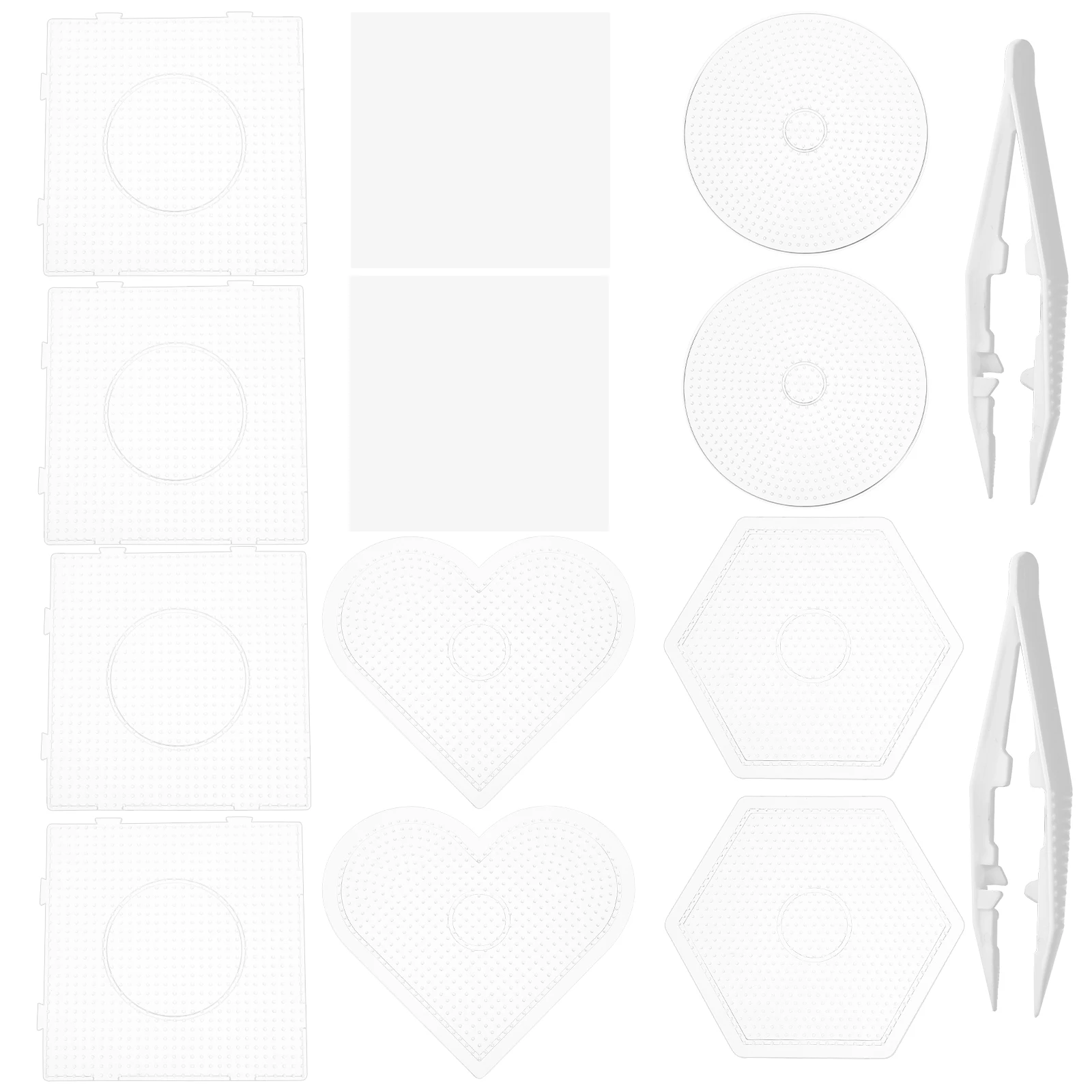 

Головоломка Doodle Board Diy Бусины Доски Предохранители Пегборды Горячая бумага Пластиковый дизайн Прозрачный бисер