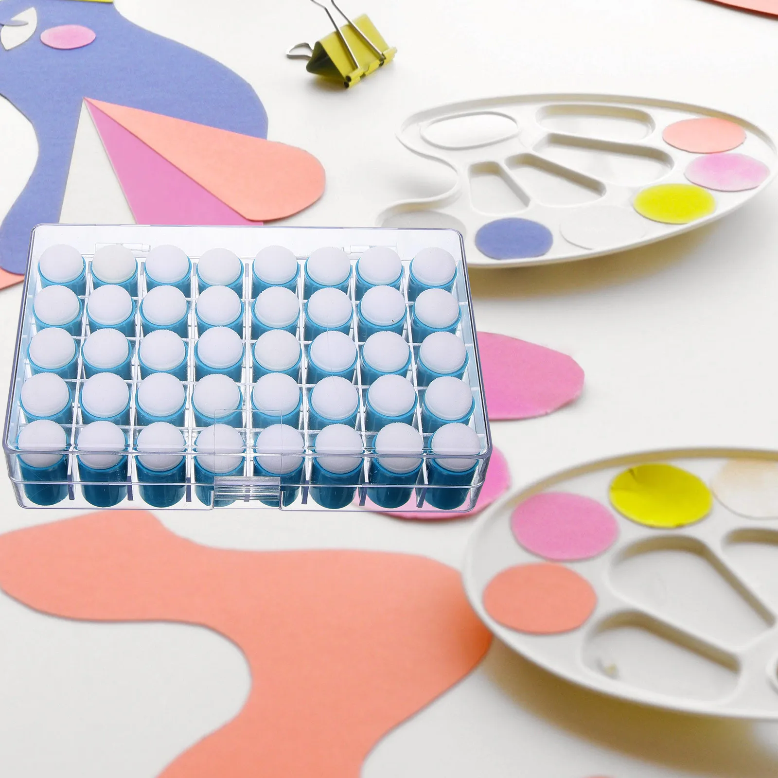 

40Pcs Finger Sponge Dauber Set for Painting Craft Stenciling Graffiti Ink Blending DIY Art Tool Finger Sponge Daubers