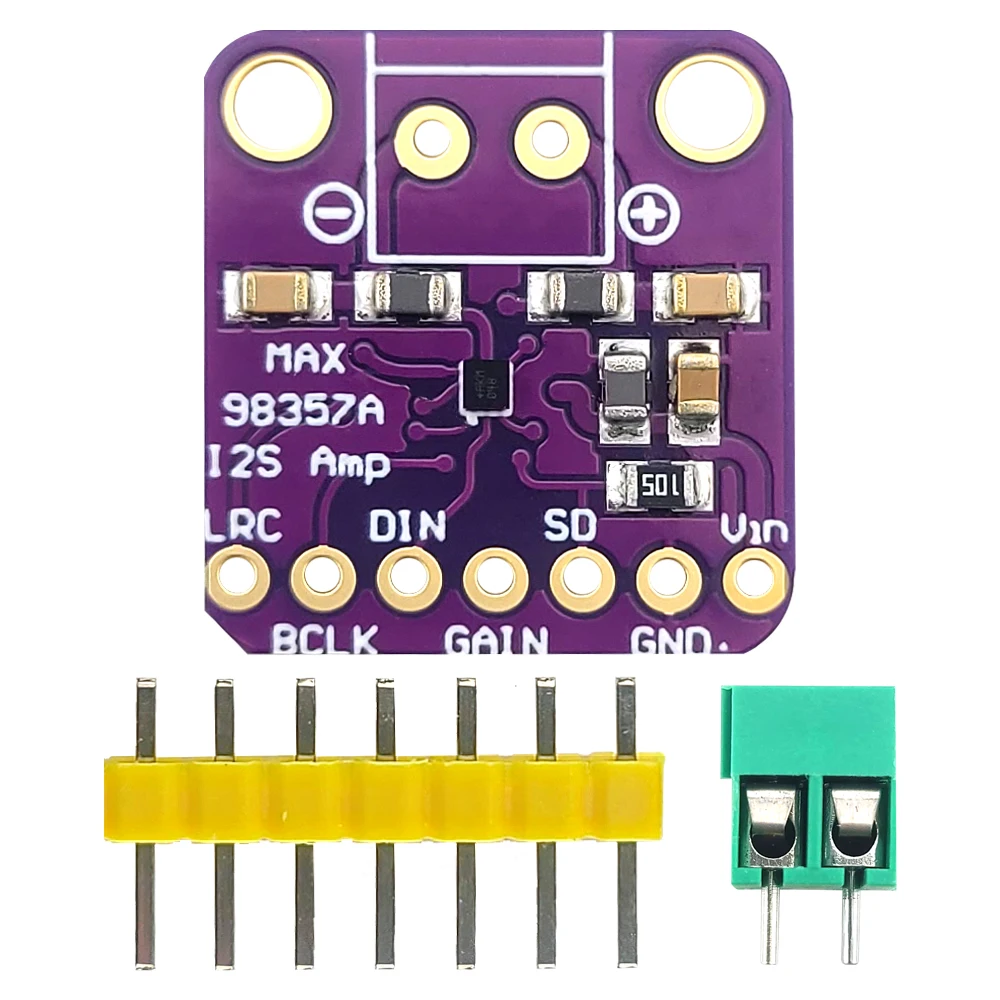MAX98357 I2S Audio Amplifier Module for Raspberry Pi Filterless Class D Amplification Support ESP32