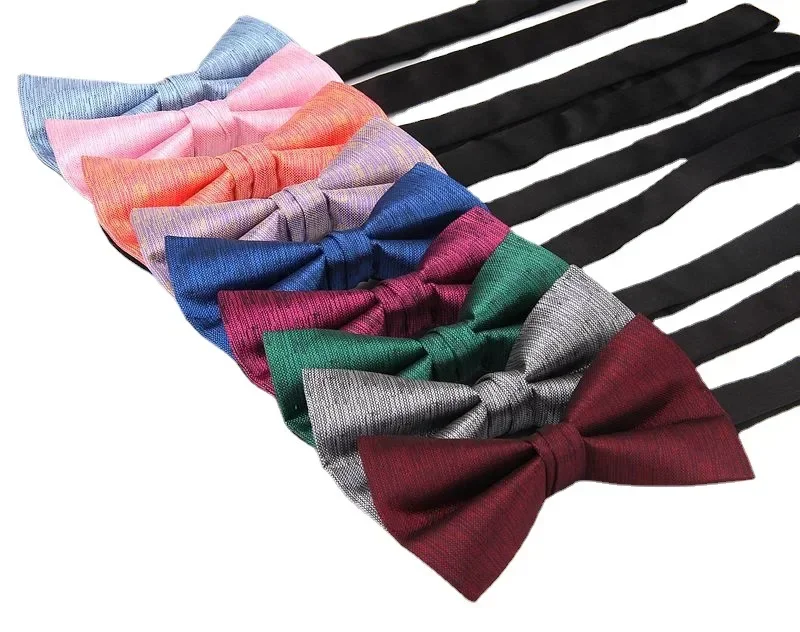 blue red wool Women children velvet boy girl men flexible green color bow tie male man wedding businessblack accessories