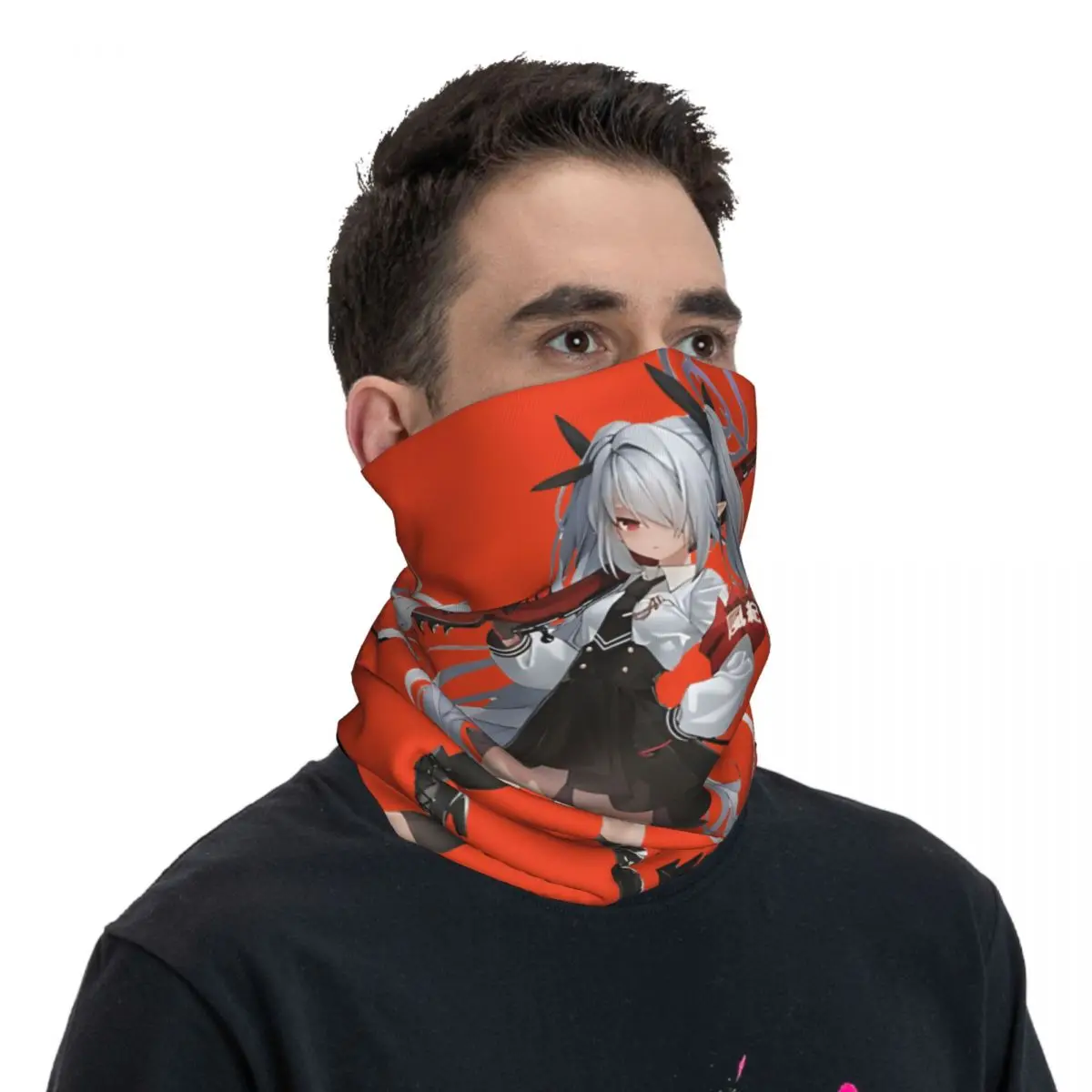 Iori-Couvre-cou Bandana Unisexe pour Adulte, Club de Moto, Bleu, Archive, Round planchers f, Balaclava Riding, Respirant