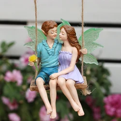 1pcs Night Light Wings Swing Elf, Valentine's Day Gift, Outdoor Garden Bonsai Decoration Pendant, Fluorescent Effect, Handmade R