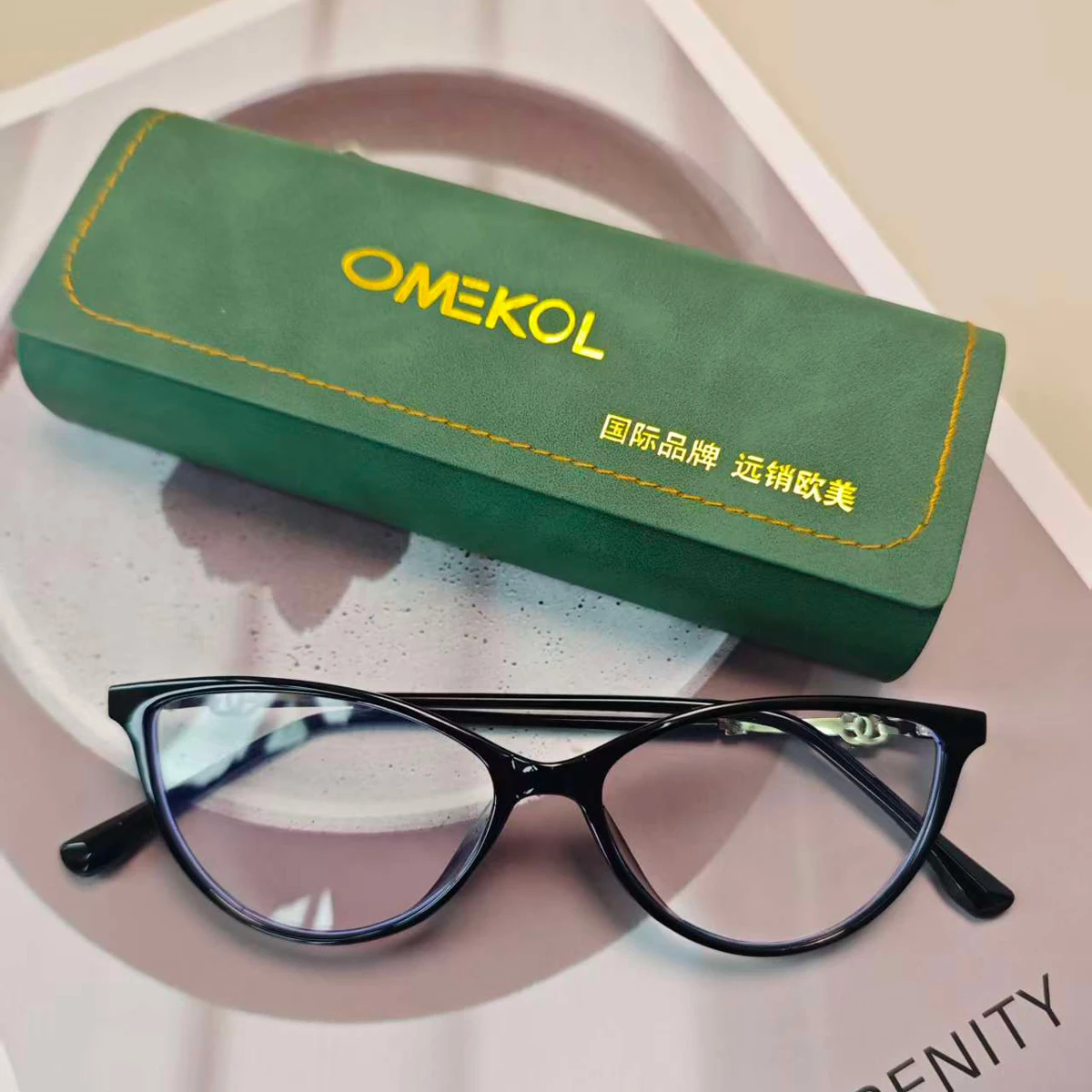 OMEKOL Fashion Cat Eye Blue Li - Mens Fashion Reading Glasses review and price