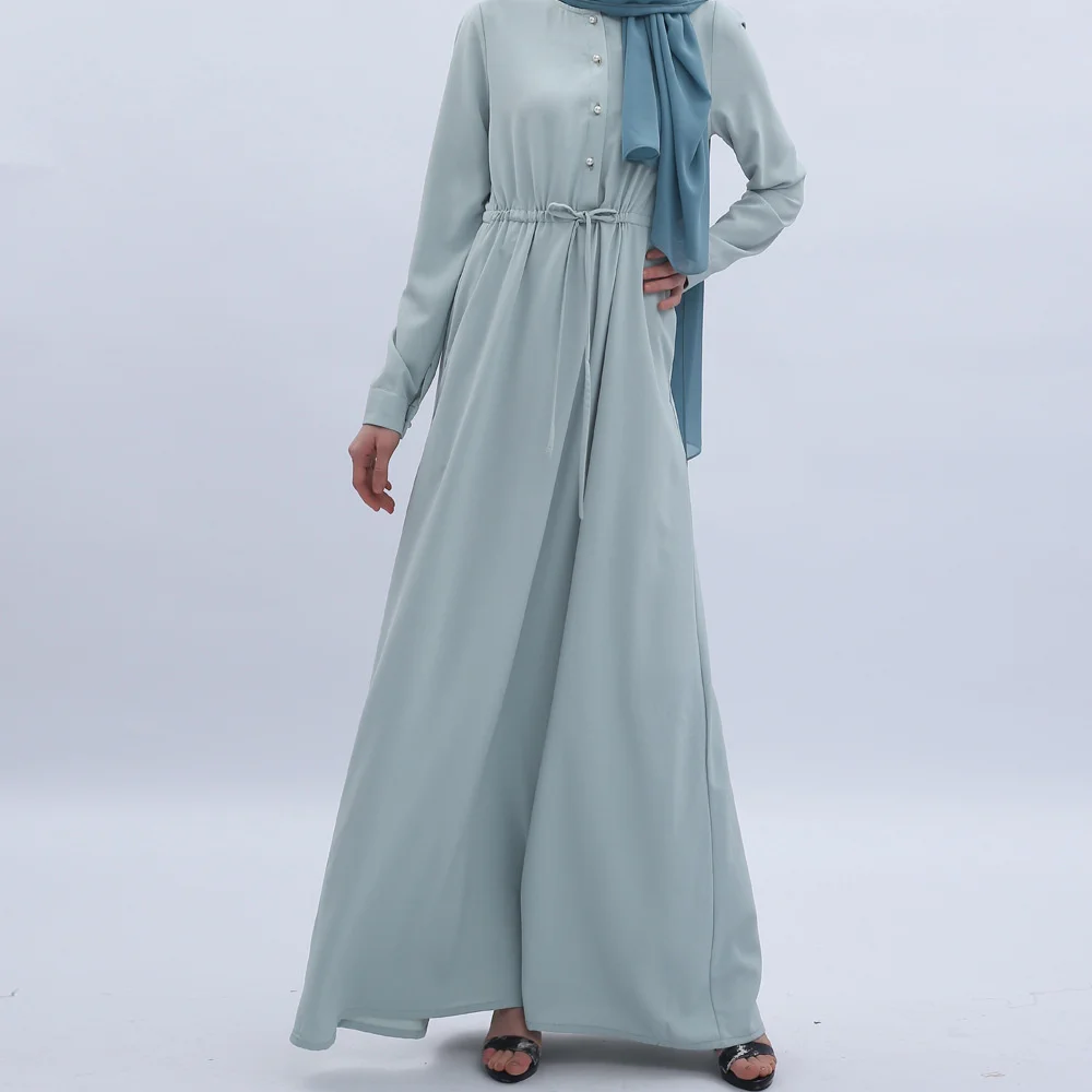 Nieuwe Bescheiden Eid Ramadan Abaya Voor Vrouwen Moslim Turkije Kaftan Islam Kleding Ensembles Musulmans Caftan Marocain Femme Arabe Gewaad