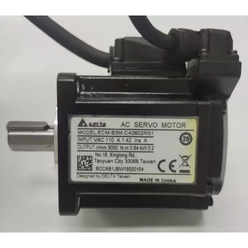 Gebraucht ECM-M3A-CA0602RS1 200W Servomotortest OK, schnelle Lieferung