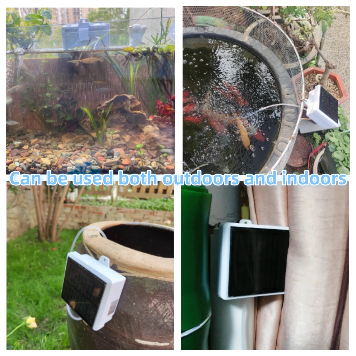 مضخة أكسجين شحن تعمل بالطاقة الشمسية، مضخة مياه لحوض السمك، مستلزمات أكسجين الصيد، مضخة أكسجين شحن تعمل بالطاقة الشمسية، حوض السمك