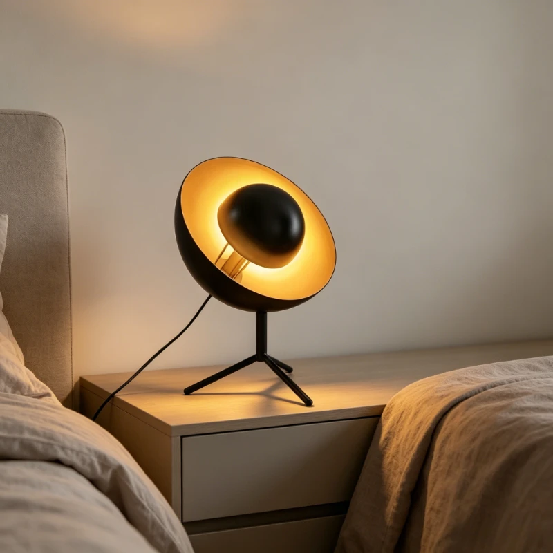 Denmark Creative Tripod Radar Table Lamps Modern Novelty Lighting Design Bedroom Beside Light Fixture Living Room Decor Led