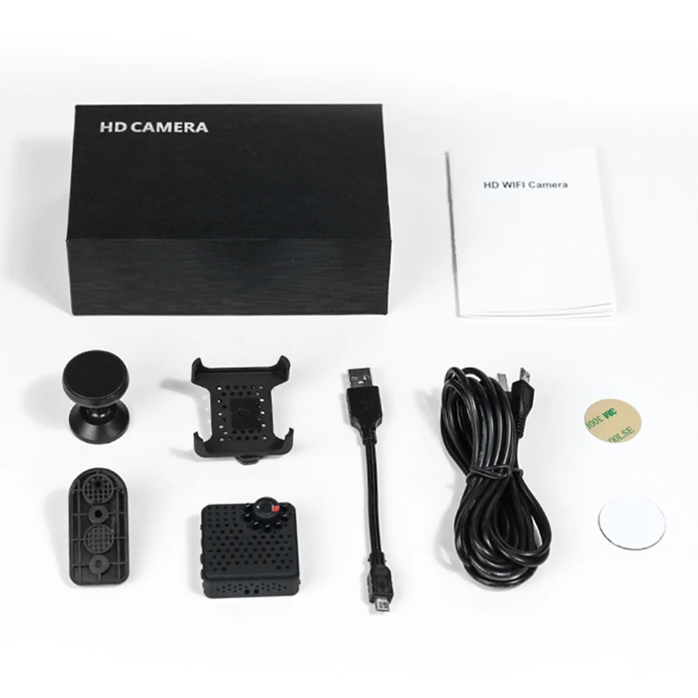 كاميرا مراقبة لاسلكية واي فاي للرؤية الليلية HD 1080P كاميرا الأمن كشف الحركة W18 التحكم عن بعد للمنزل فندق سيارة