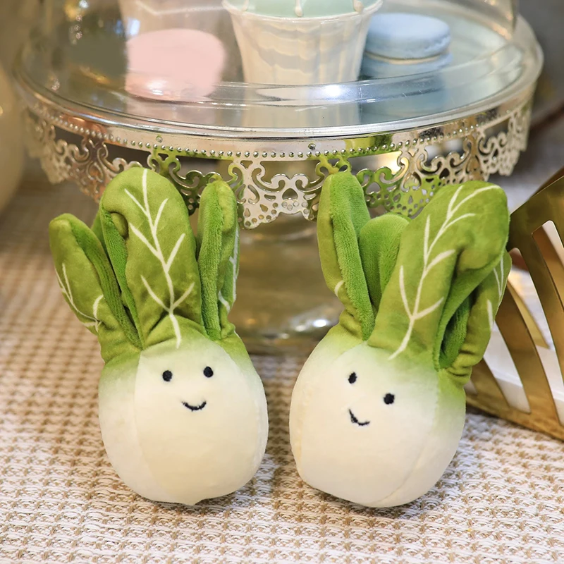 

Cute Cabbage Plush Doll Key Chain Cartoon Vegetable Plant Pendant Key Ring Backpack Charms Car Decoration Bag Accessories