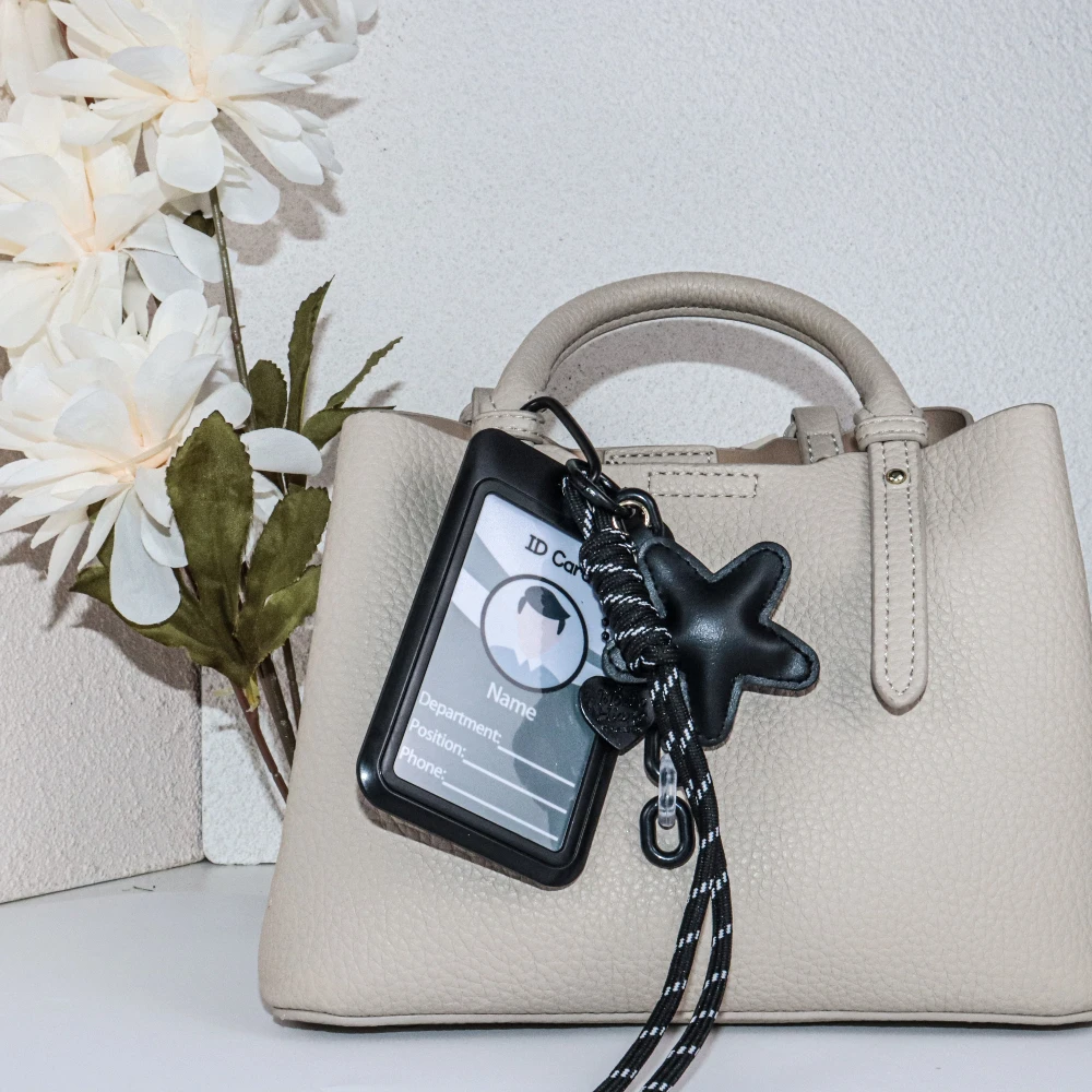 Kawaii لطيف حامل بطاقة الهوية ستار سحر المفاتيح مناسبة للنساء ارتداء اليومي هدية #3