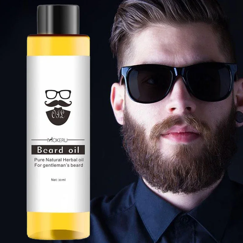 30ml Beard Oil BeardThicker & More Full Thicken Long-lasting Moistur Hair BeardOil For Men Beard Grooming Beard Care