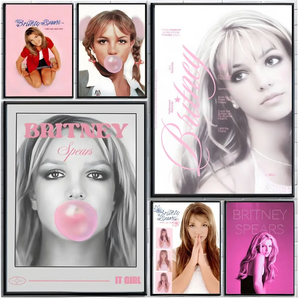 Singer Pop B-Britney Spears Poster Modern Wall Art Home Decor Living Room Decorative Print Unframed