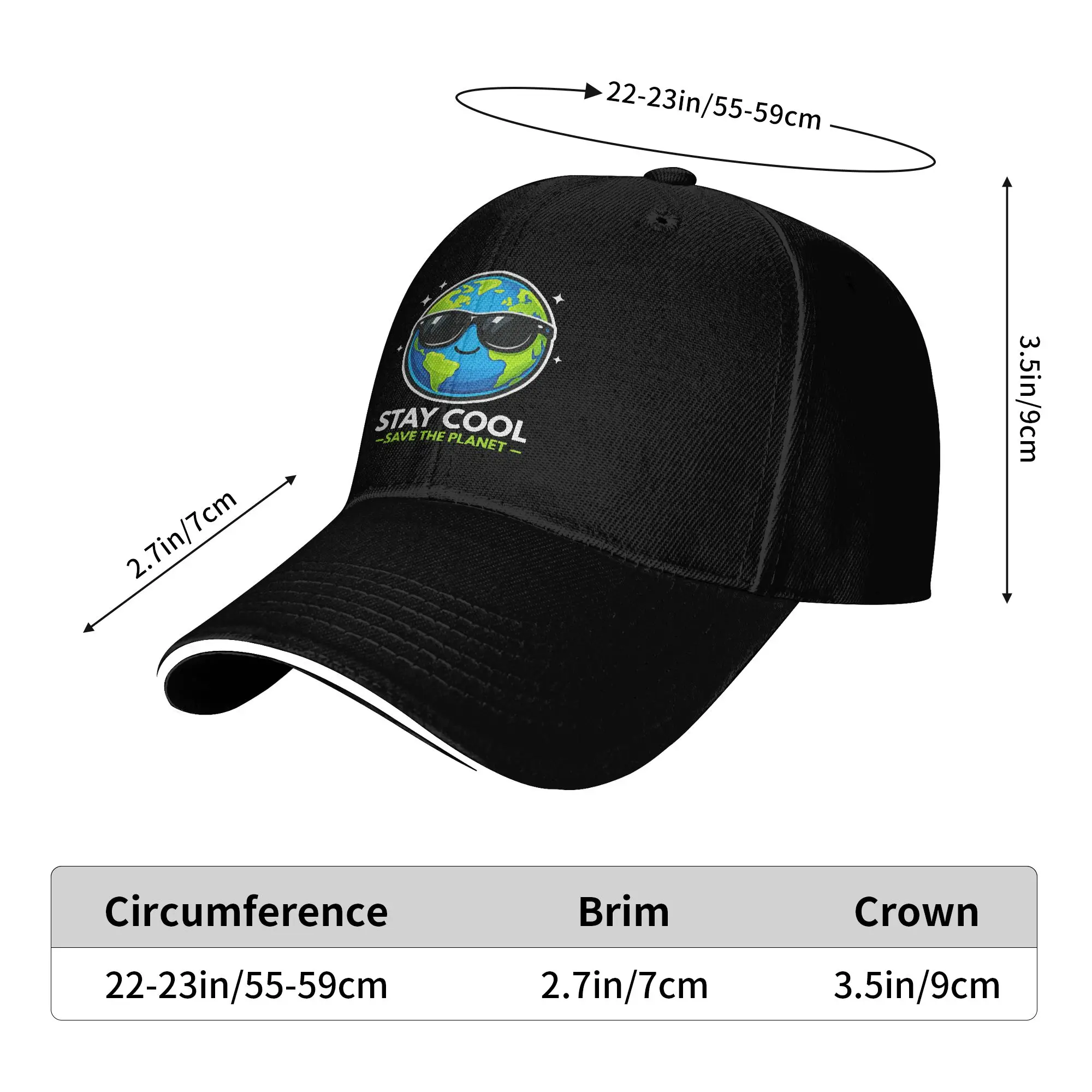 Earth Day Earth Save The Planet Baseball Cap  Men Women Design Trucker Hat Spring y2k Cool Outdoor Gym Snapback Cap