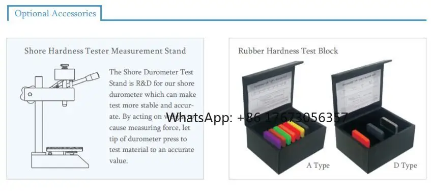 Portable HT-6510OO Shore Hardness Meter OO Durometer Sclerometer