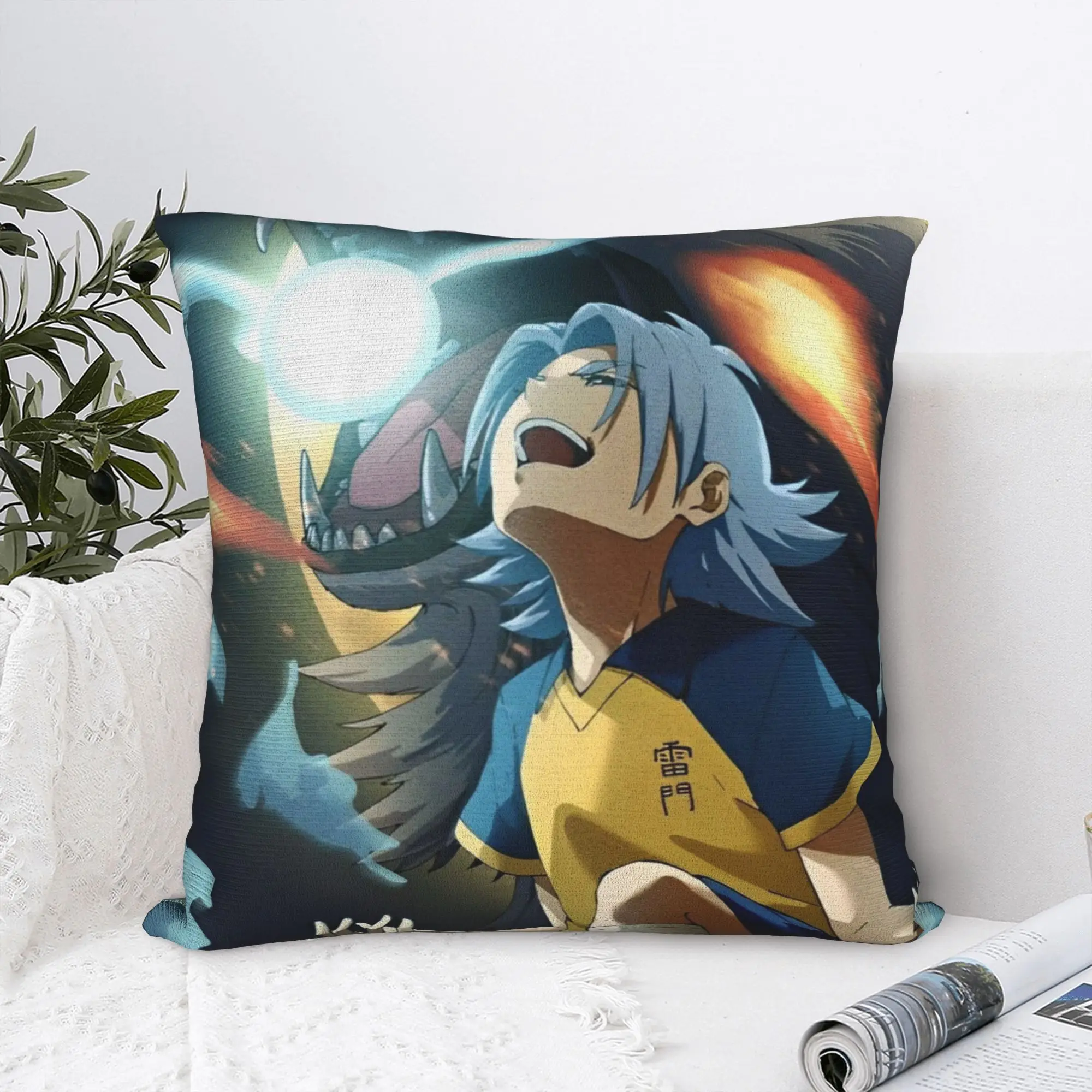 Inazuma Eleven Throw Pillow Cover Polyester Throw Pillow Shawn Froste Casual Pillowcover Home Decor
