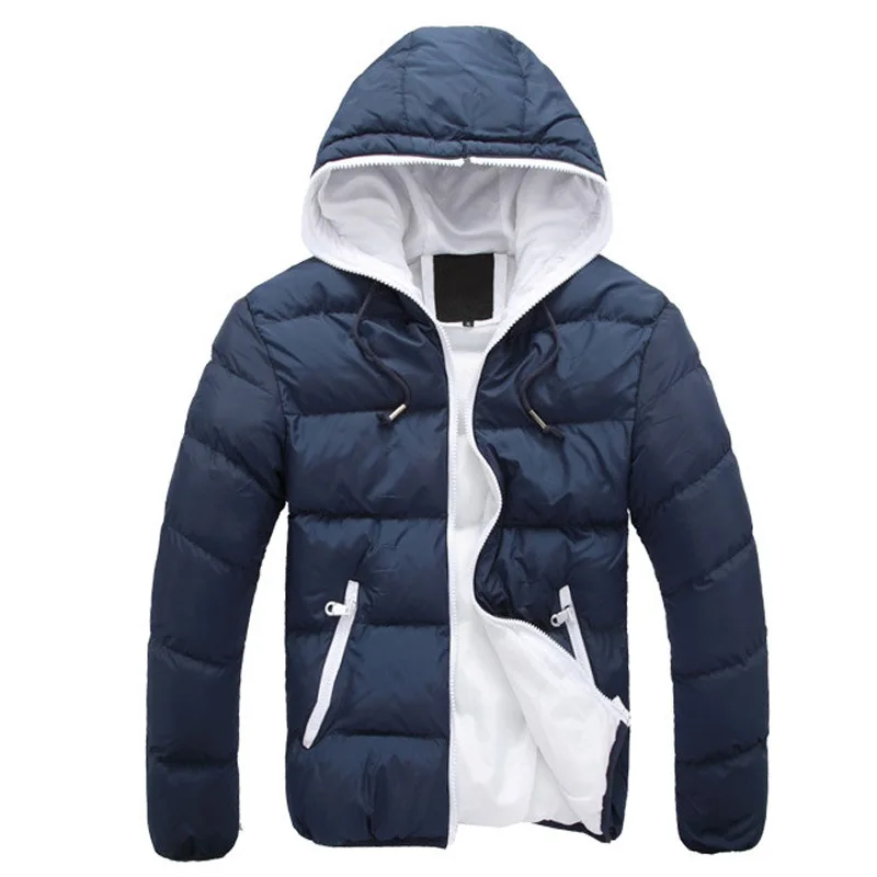 Men's New Printing Winter Warm Cotton Casual Harajuku Hooded Comfortable Fashion Hoodies Zipper Jackets Coat