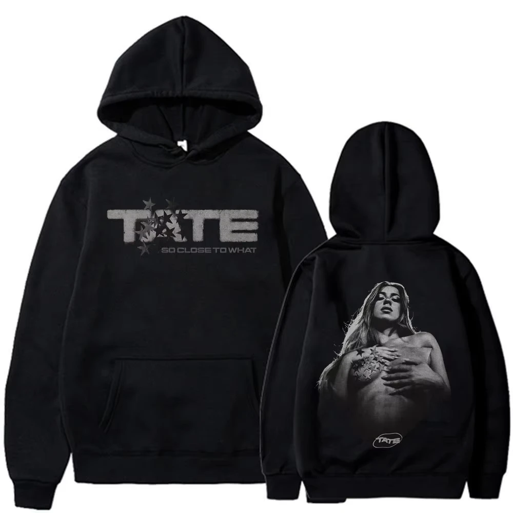 

2026 New Hot Tate McRae Concert So Close What Album Miss Hoodie Possessive Sweatshirt Men's Vintage Hoodie Gift To Fans