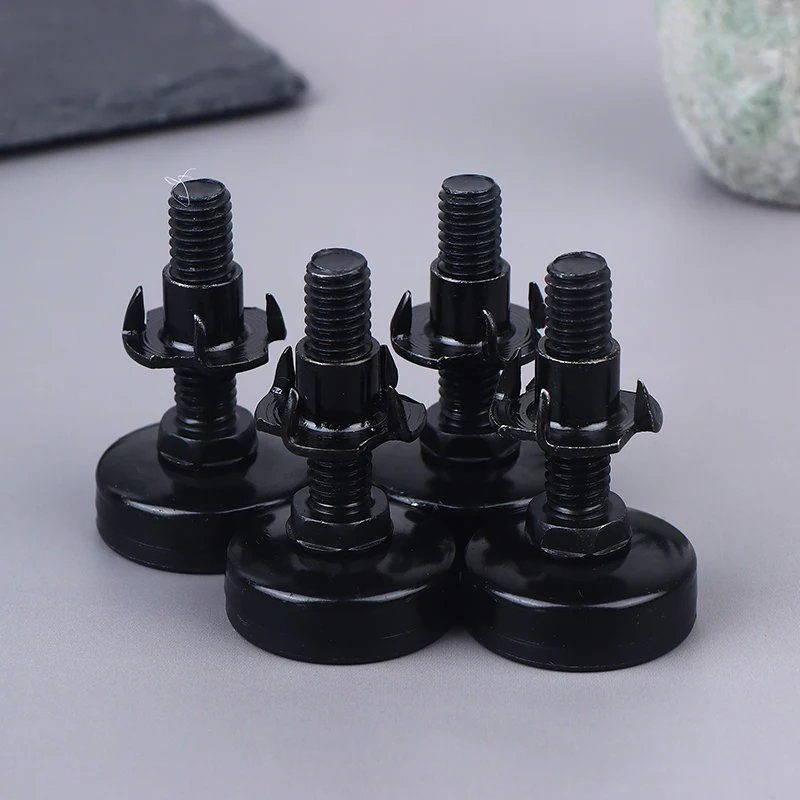 {HMA84} 4 قطعة 3/8 بوصة-16 موضوع قابل للتعديل الأثاث كرسي قدم مستوى الترباس الطابق حامي الساق وسادة خزانة الجدول أريكة رفع #3