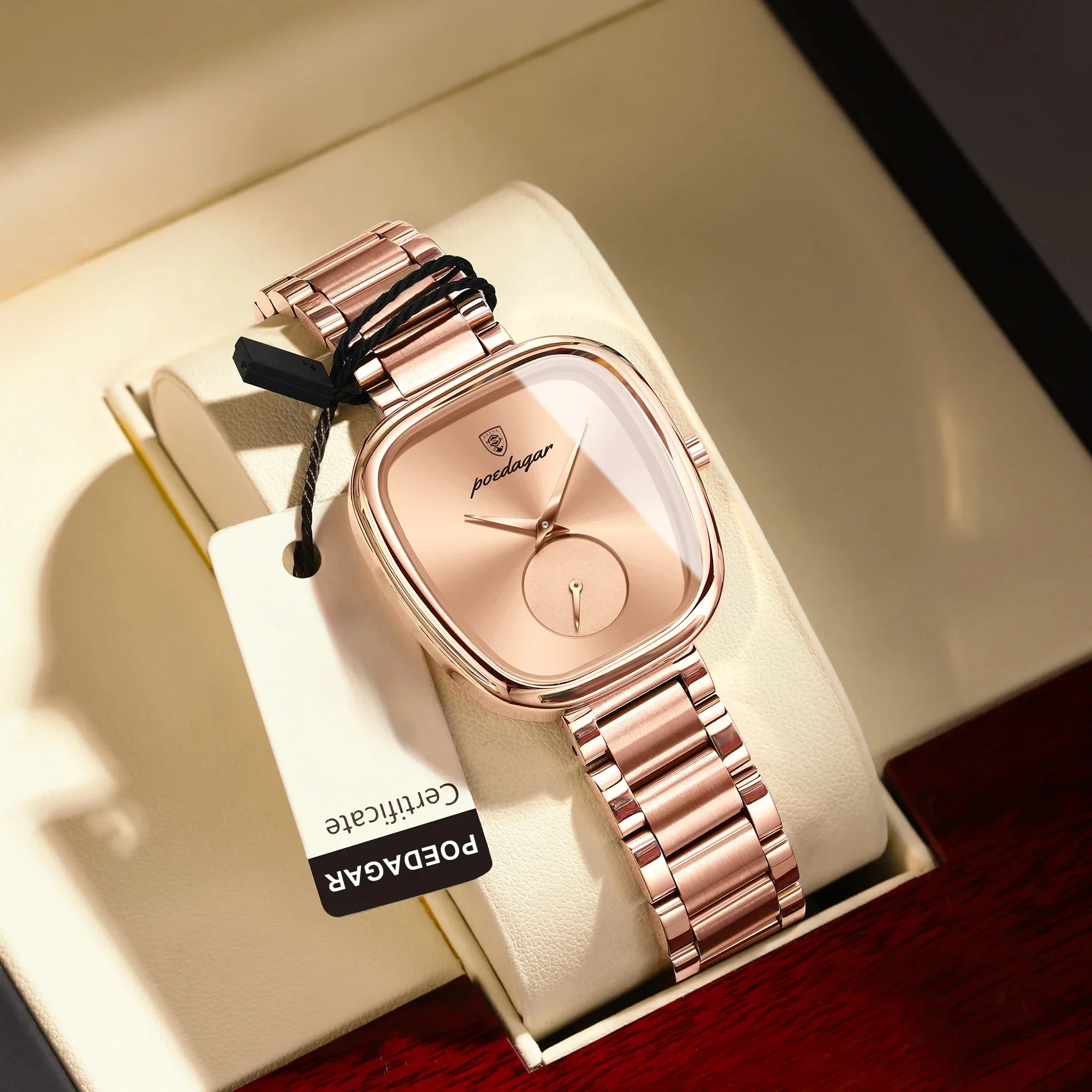 POEDAGAR Luxury Watch for Woman Waterproof Stainless Steel Quartz Ladies Watch High Quality Women's Watches Elegant Female Clock