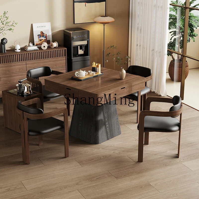 

DHY Chinese high-end special table Chinese antique square table household balcony tea table chess and card