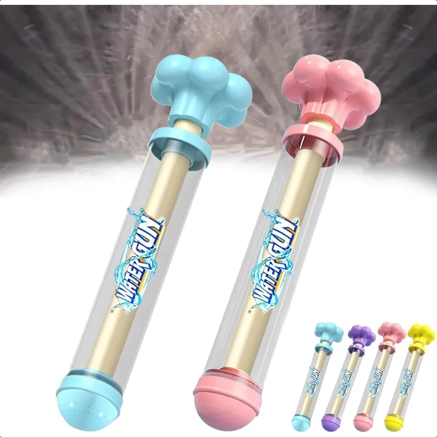 

Firework Water Gun 2PCS Fireworks Style Water Spray Gun Toy Couples Romantic High Prure PullOut Waterguns Squirter for Swimming