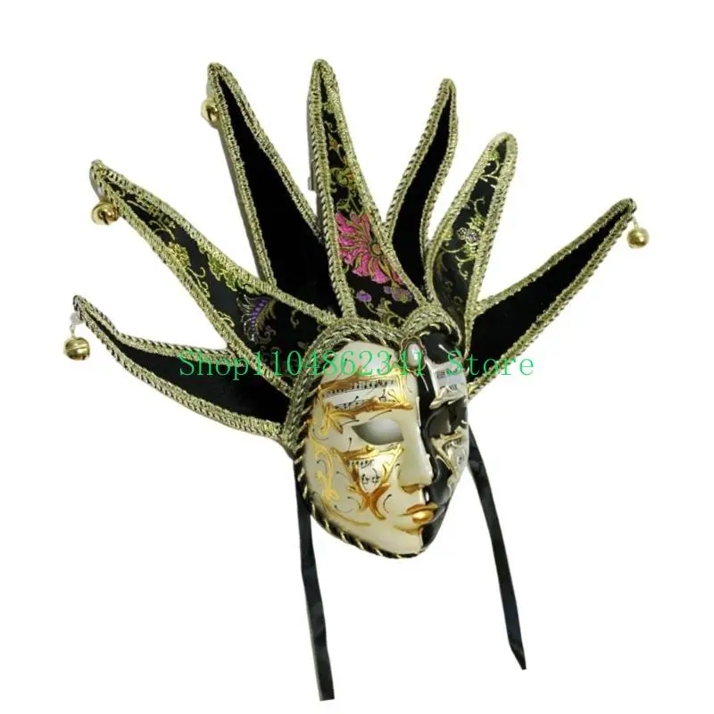 5asd Masquerade Full Face Mask for Women Halloween Masquerade Carnivals Wedding Party