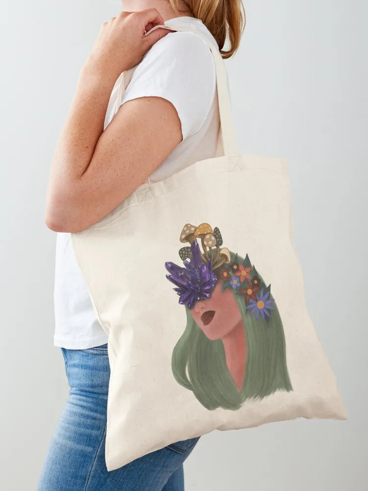 Gaia حمل حقيبة حمل حقيبة مخصصة حقيبة قماش قنب أكياس عربة التسوق حقائب سيدة #1