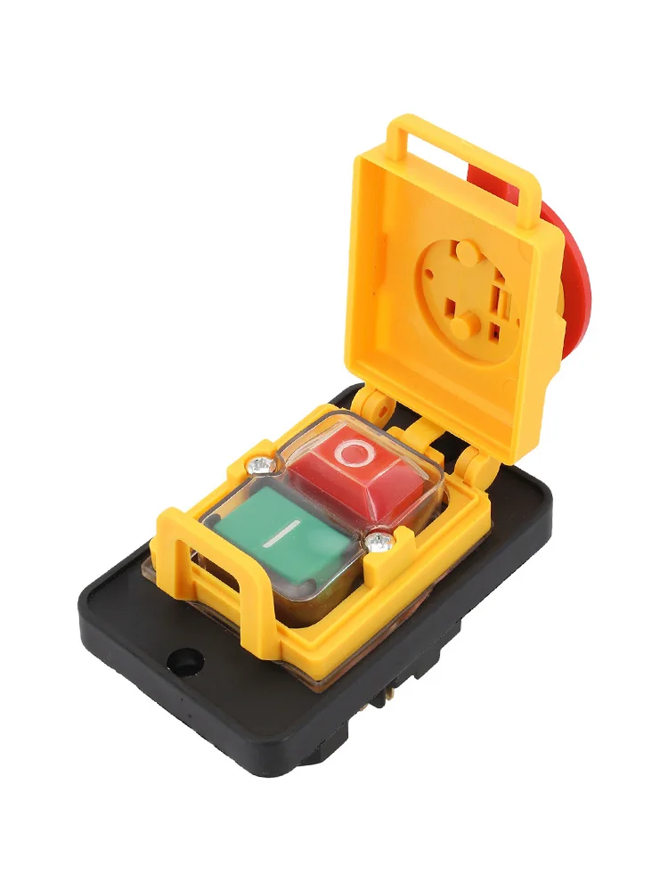 7Pins Electromagnetic KJD18 Switch Damp Conditions 50000 Operating Cycles Electromagnetic Button IP54 Protection Degree